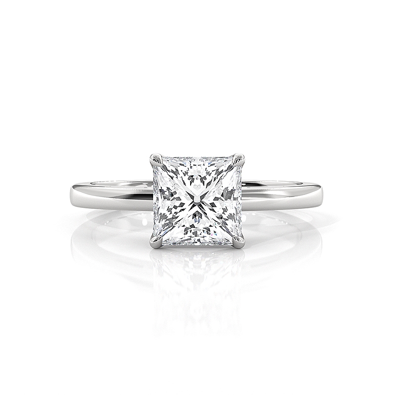  diamond Ring 14k Gold White