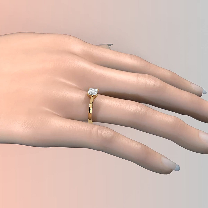  diamond Ring 14k Gold Yellow