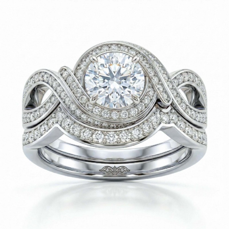  diamond Ring Platinum 950