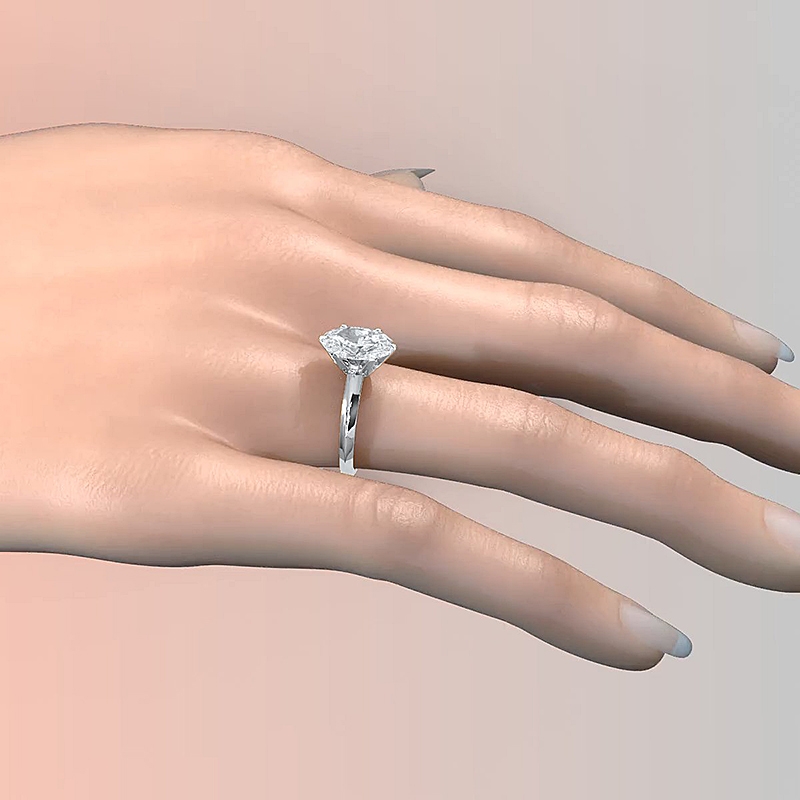  diamond Ring Platinum 950