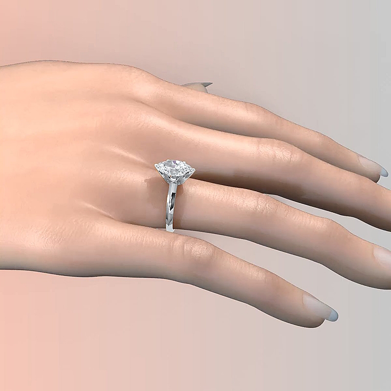  diamond Ring 14k Gold White