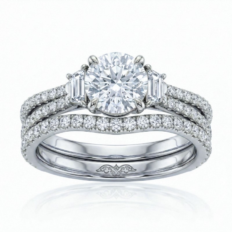  diamond Ring Platinum 950
