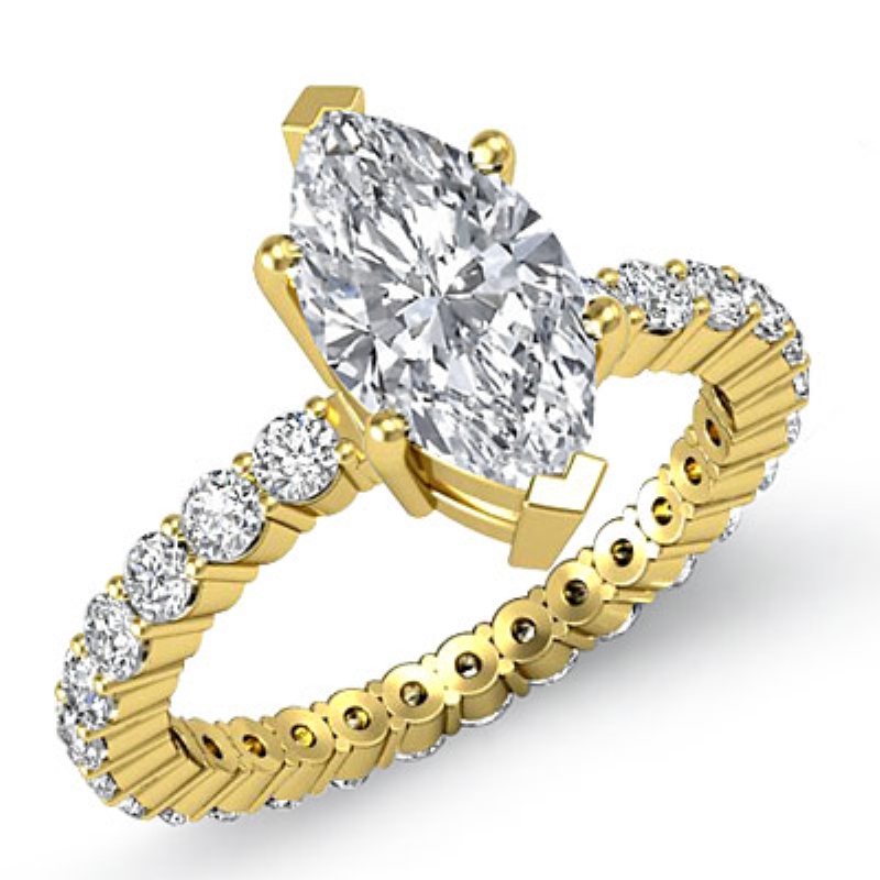  diamond Ring 14k Gold Yellow
