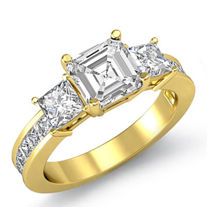  diamond Ring 14k Gold Yellow