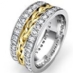 18k Two Tone Gold, 15.00gm