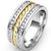 14k Two Tone Gold, 12.00gm