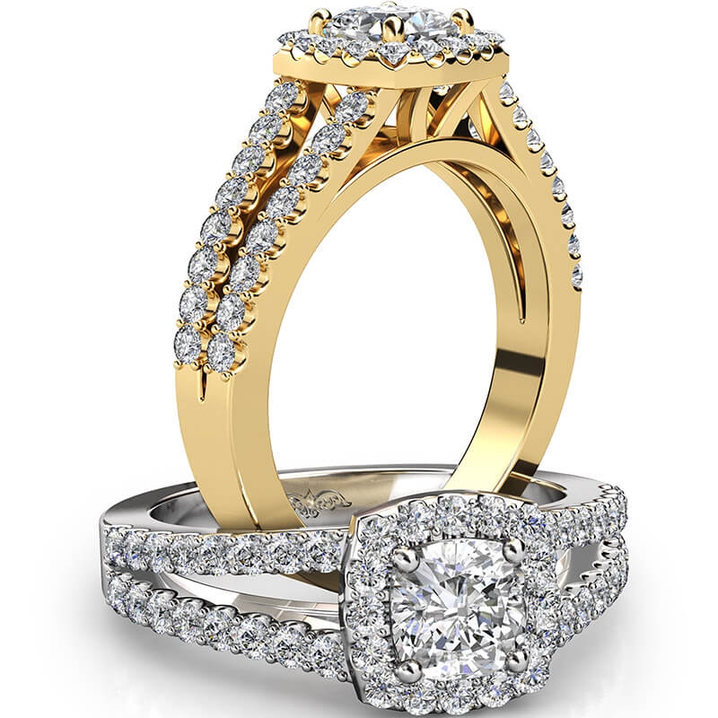  diamond Ring 14k Gold Yellow