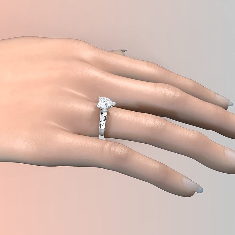  diamond Ring 14k Gold White