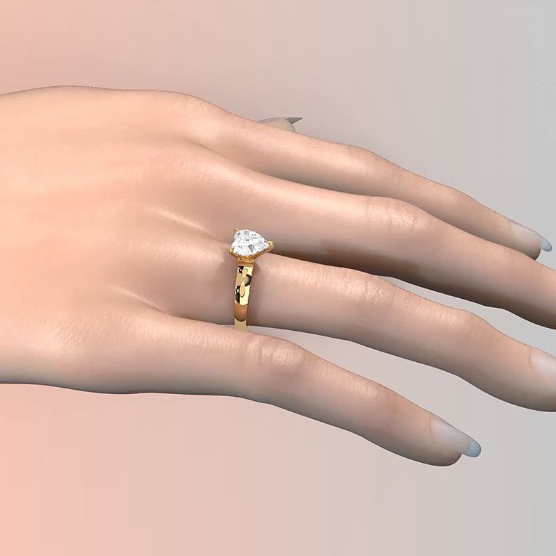  diamond  18k Gold Yellow