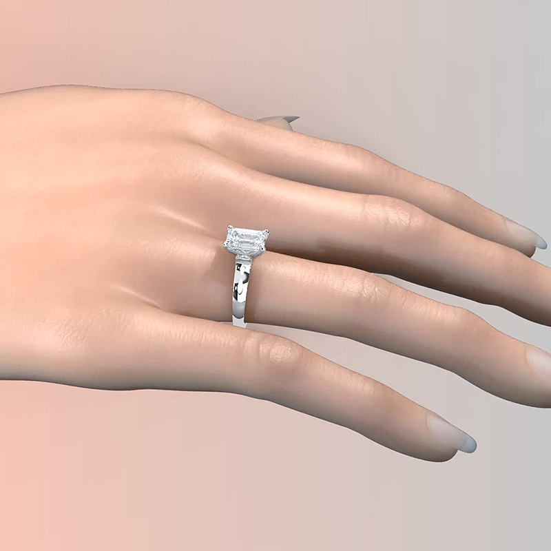  diamond Ring 14k Gold White