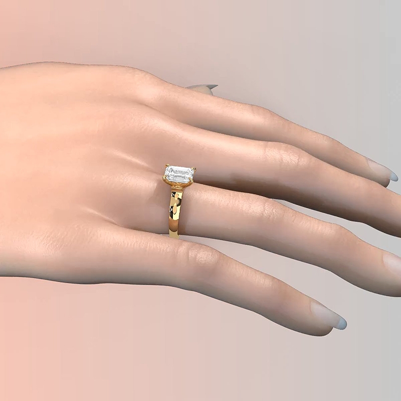  diamond Ring 14k Gold Yellow