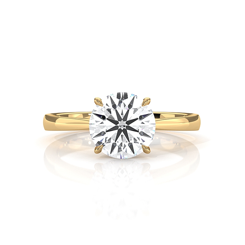  diamond Ring 14k Gold Yellow