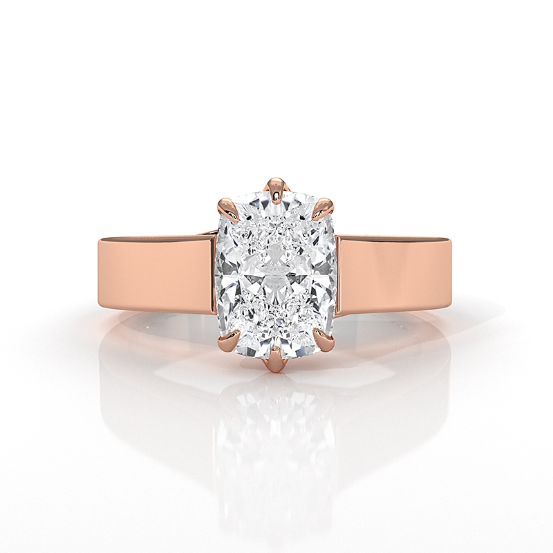  diamond Ring 14k Rose Gold