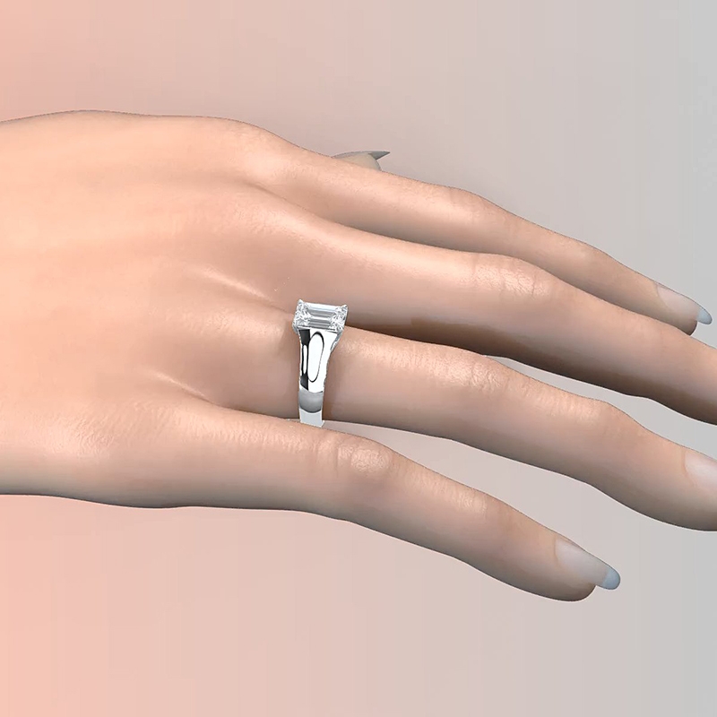  diamond Ring Platinum 950