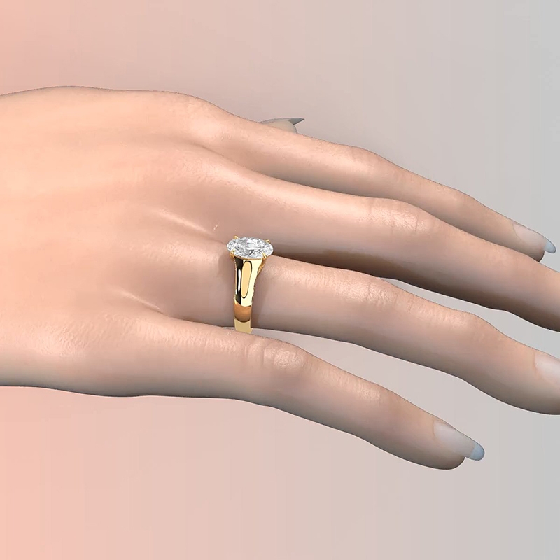  diamond Ring 14k Gold Yellow