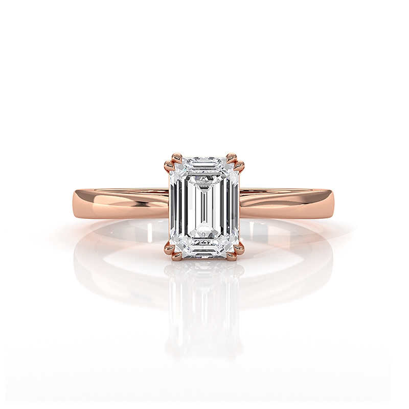  diamond Ring 18k Rose Gold