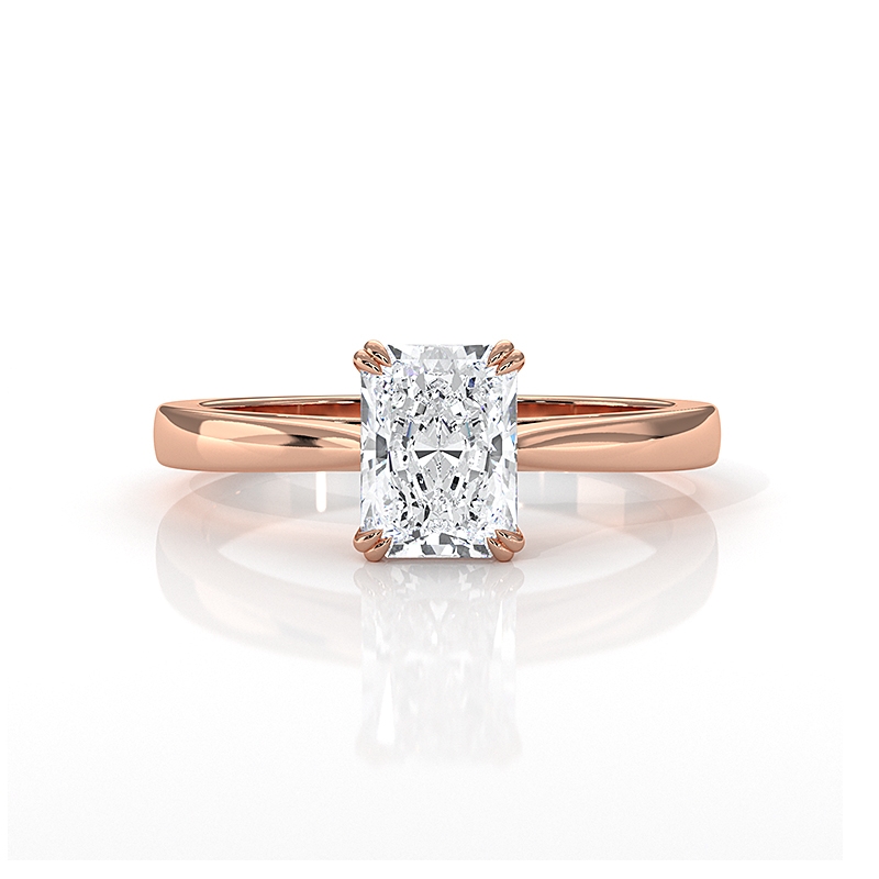  diamond Ring 14k Rose Gold