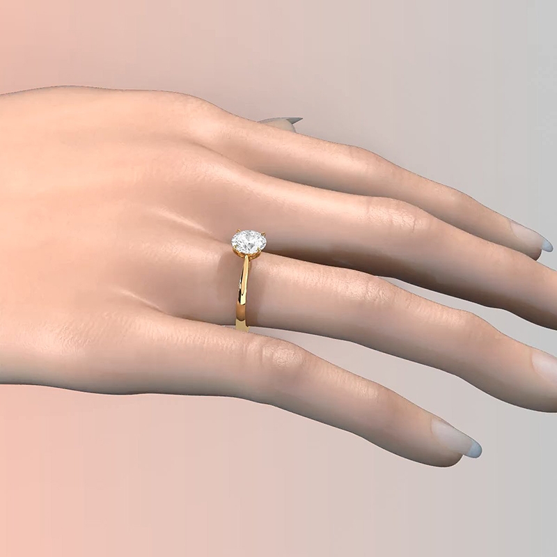  diamond Ring 14k Gold Yellow