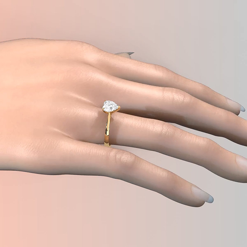  diamond Ring 14k Gold Yellow