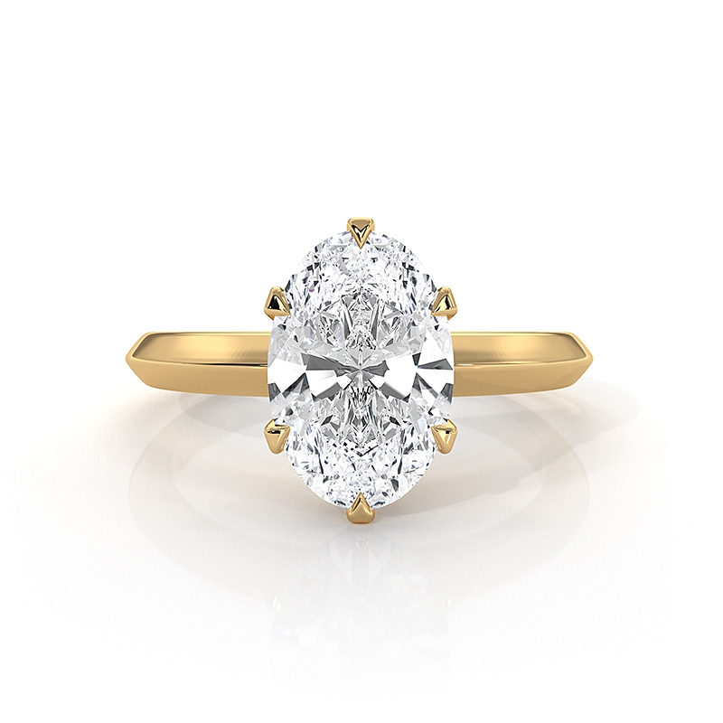  diamond Ring 14k Gold Yellow