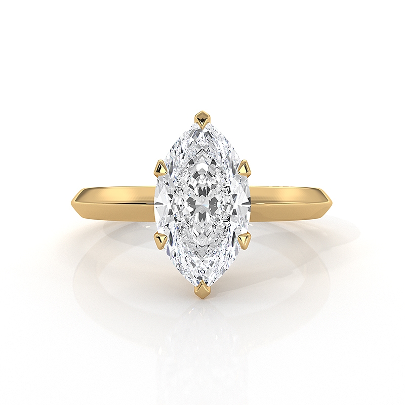  diamond Ring 14k Gold Yellow