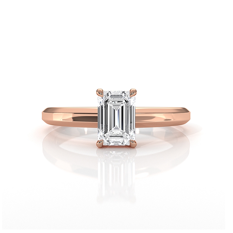  diamond Ring 18k Rose Gold