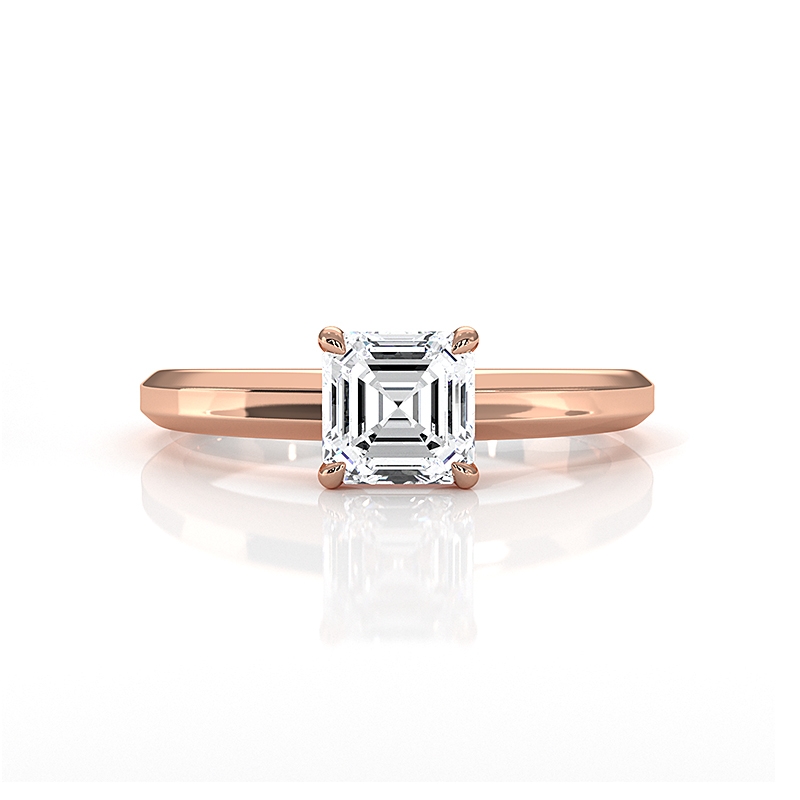  diamond Ring 18k Rose Gold