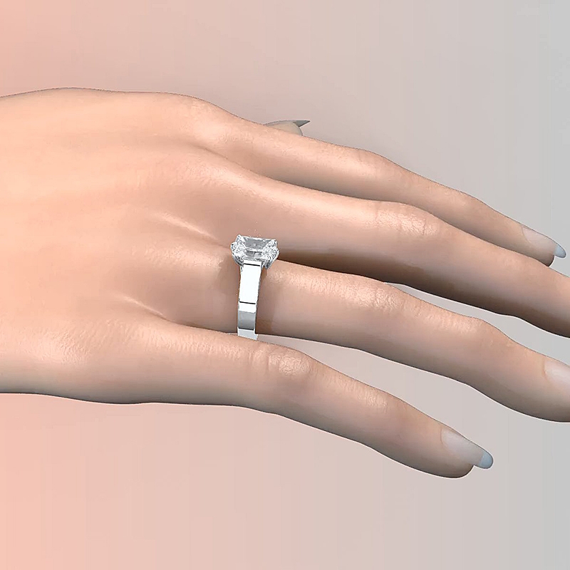  diamond Ring Platinum 950