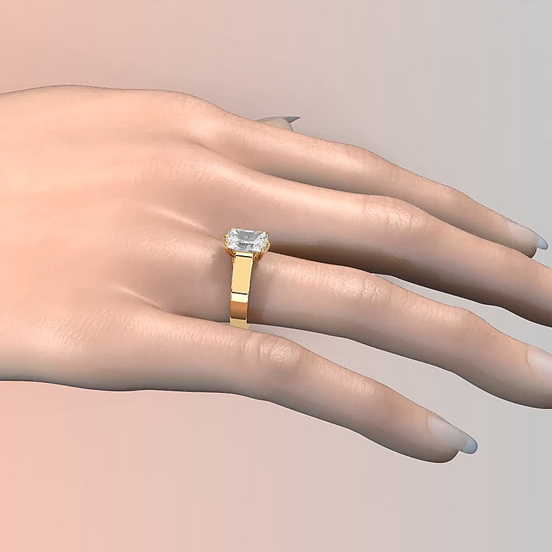  diamond Ring 14k Gold Yellow