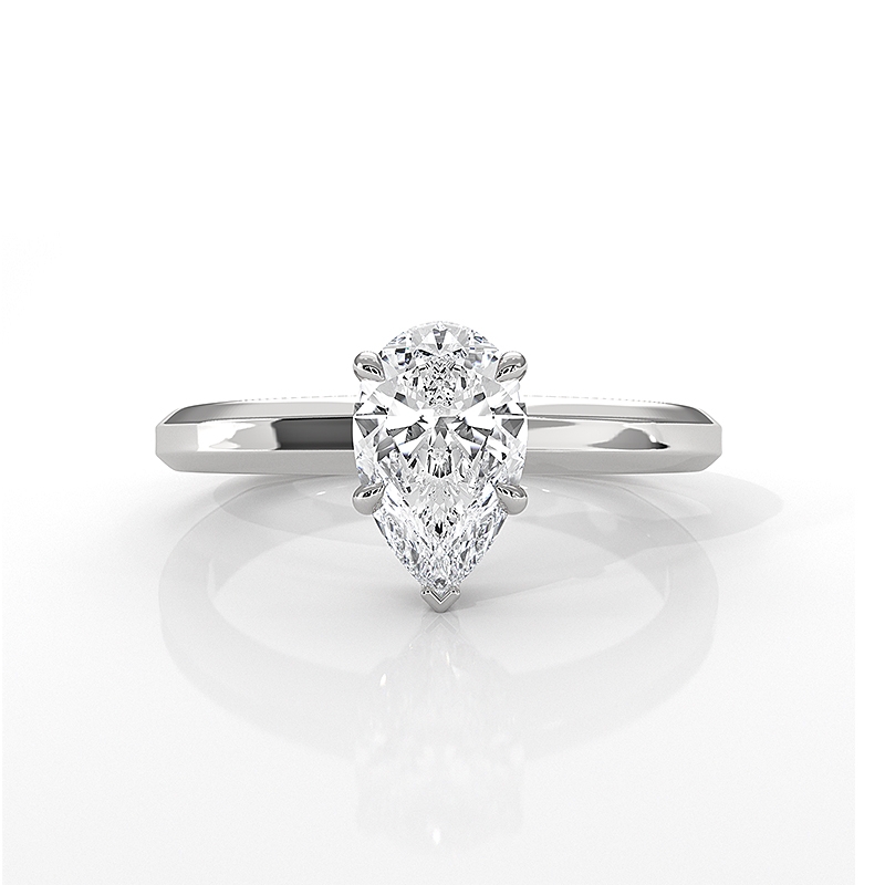  diamond Ring 14k Gold White