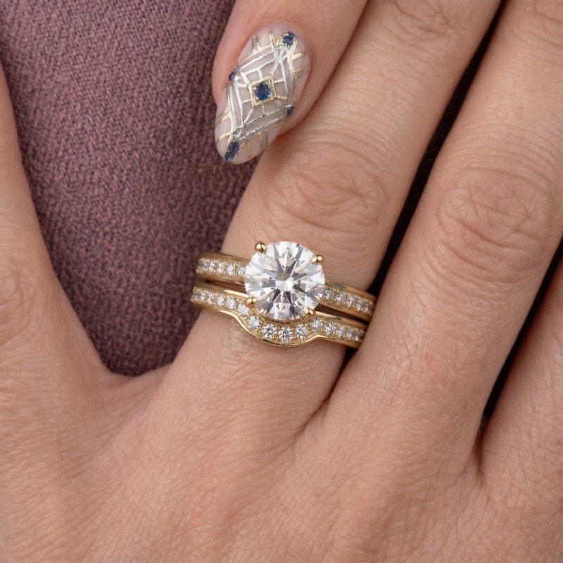  diamond Ring 18k Gold Yellow