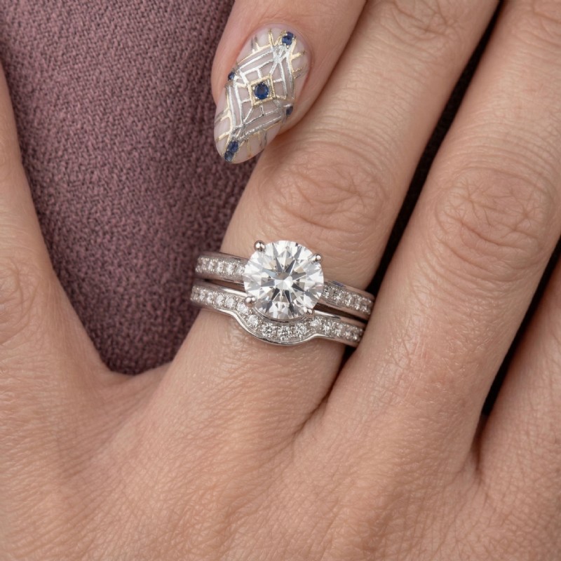  diamond Ring Platinum 950