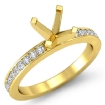 0.5Ct Diamond Classic Engagement Ring Round Setting 18k Yellow Gold - javda.com 