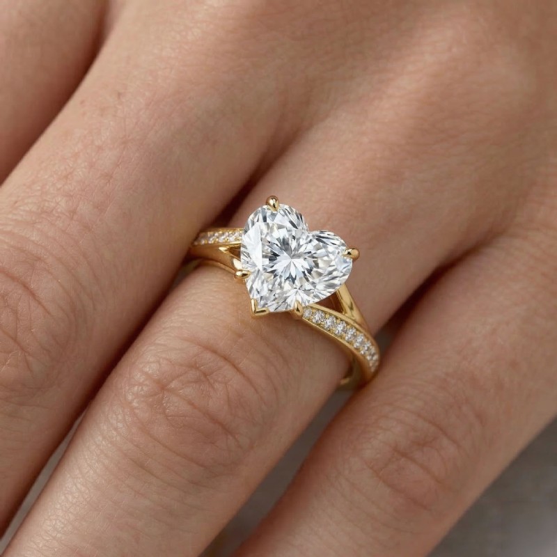  diamond Ring 18k Gold Yellow