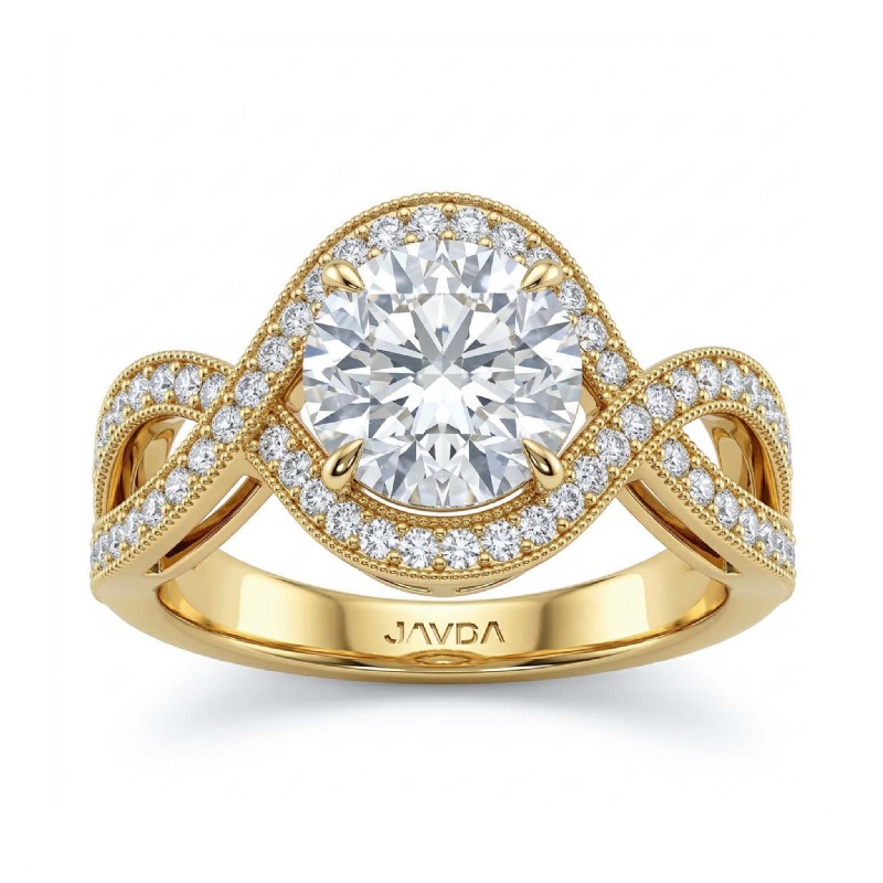  diamond Ring 18k Gold Yellow