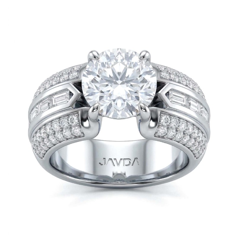  diamond Ring 14k Gold White