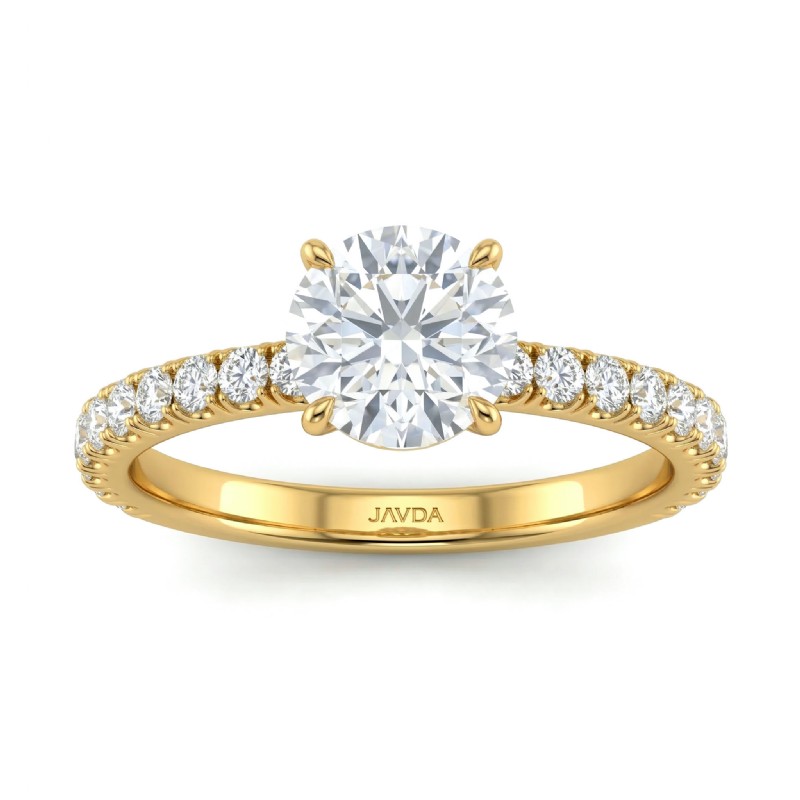  diamond Ring 18k Gold Yellow