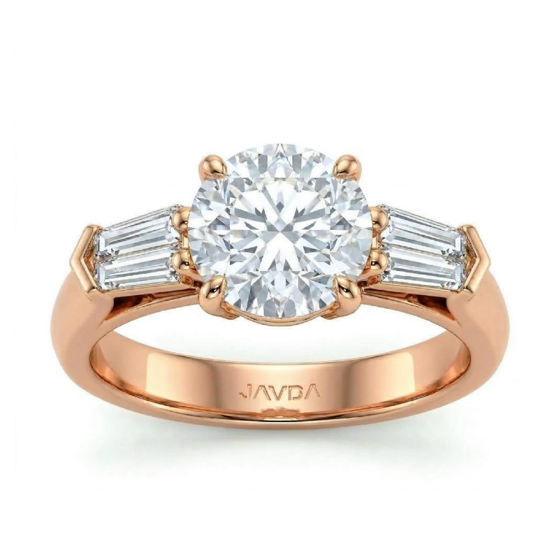  diamond Ring 14k Rose Gold