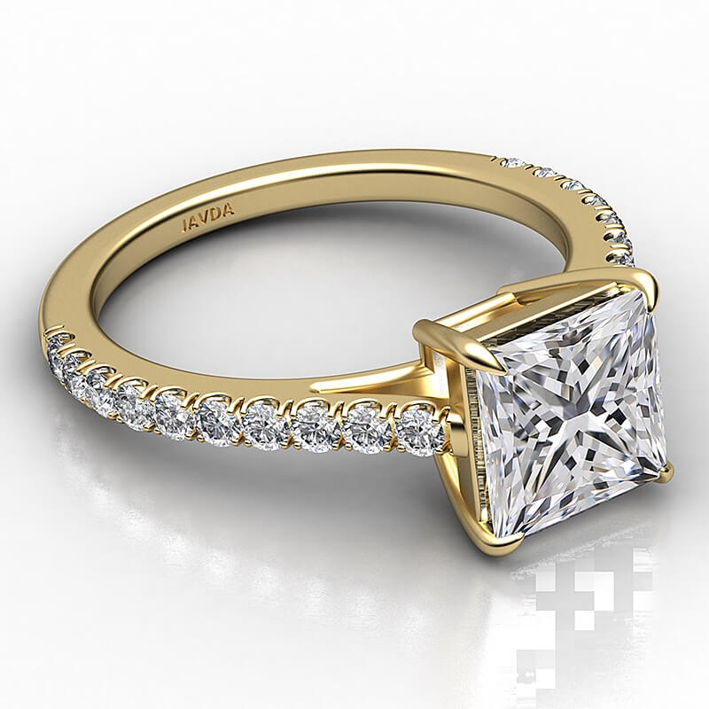  diamond Ring 14k Gold Yellow