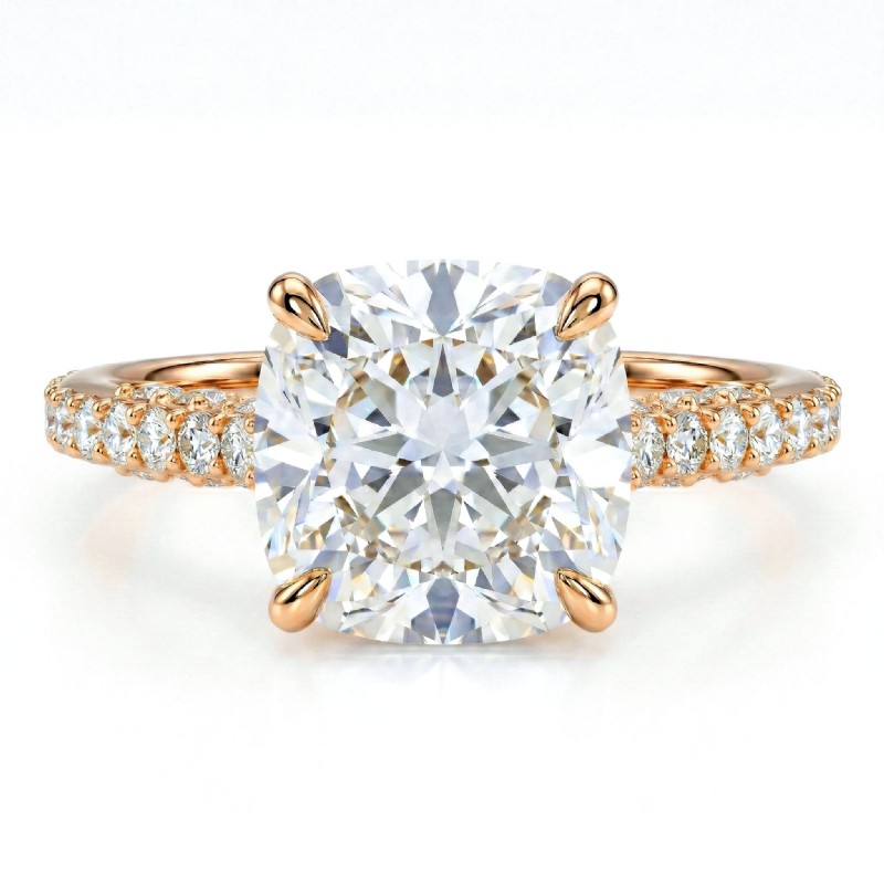  diamond Ring 14k Rose Gold