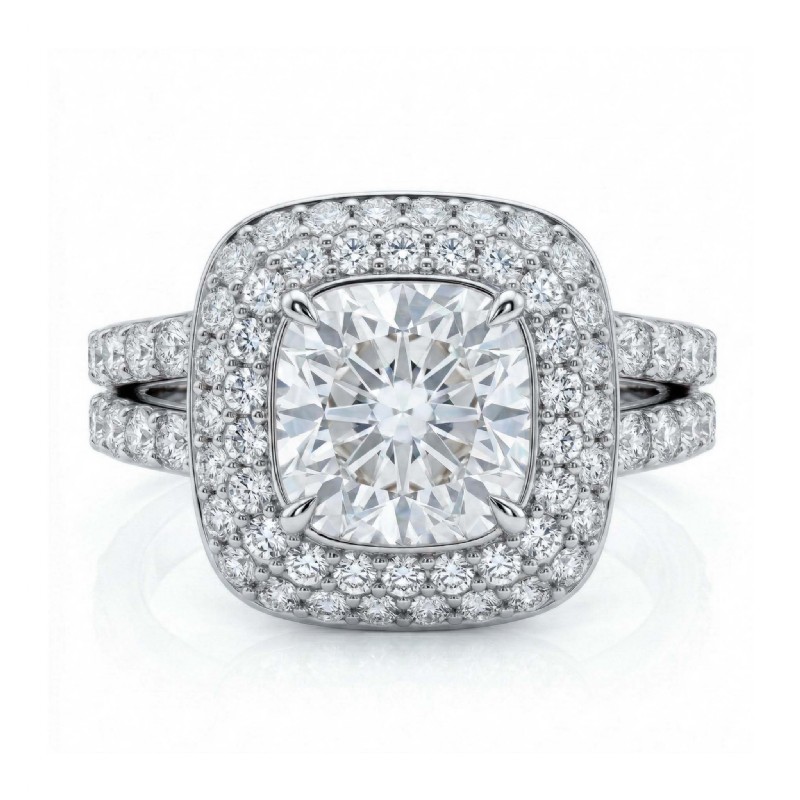  diamond Ring 14k Gold White