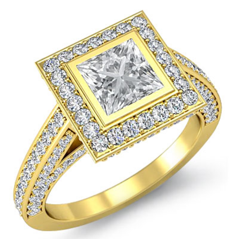  diamond Ring 14k Gold Yellow