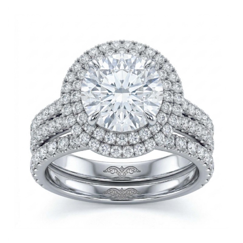  diamond Ring 14k Gold White