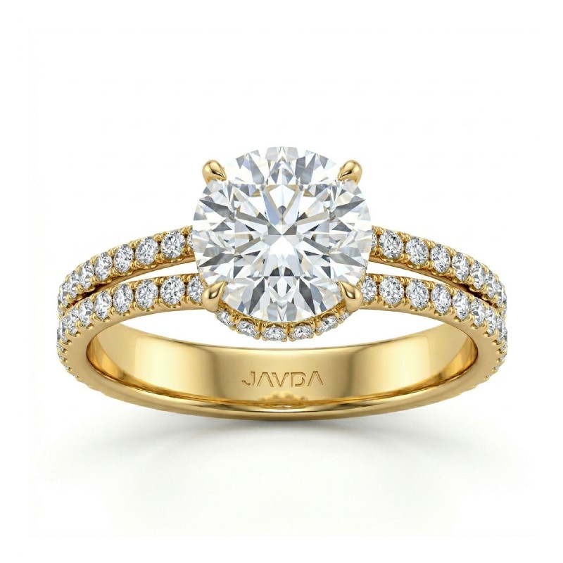  diamond Ring 14k Gold Yellow