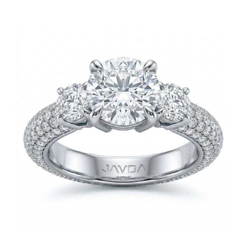  diamond Ring 14k Gold White