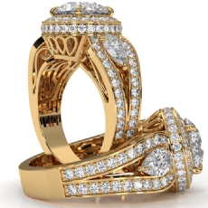  diamond Ring 18k Gold Yellow