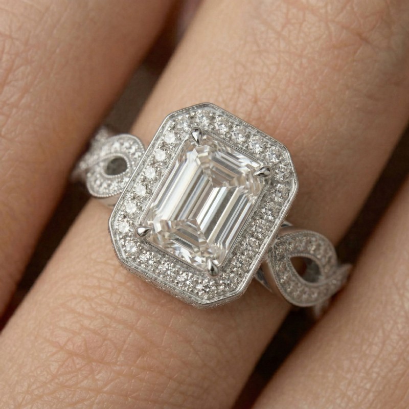  diamond Ring 14k Gold White