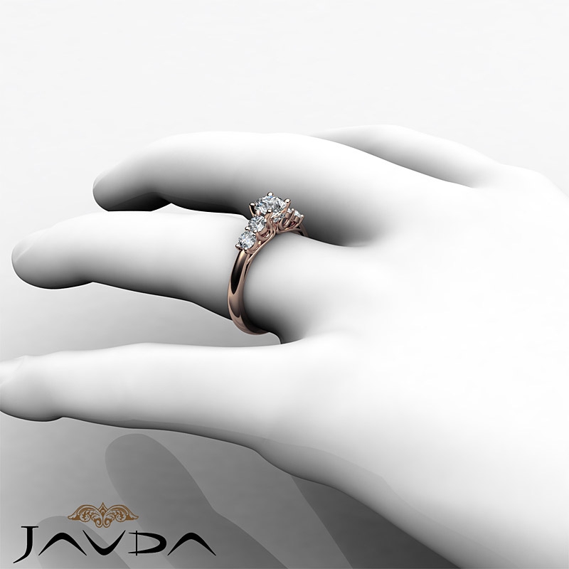  diamond Ring 14k Rose Gold