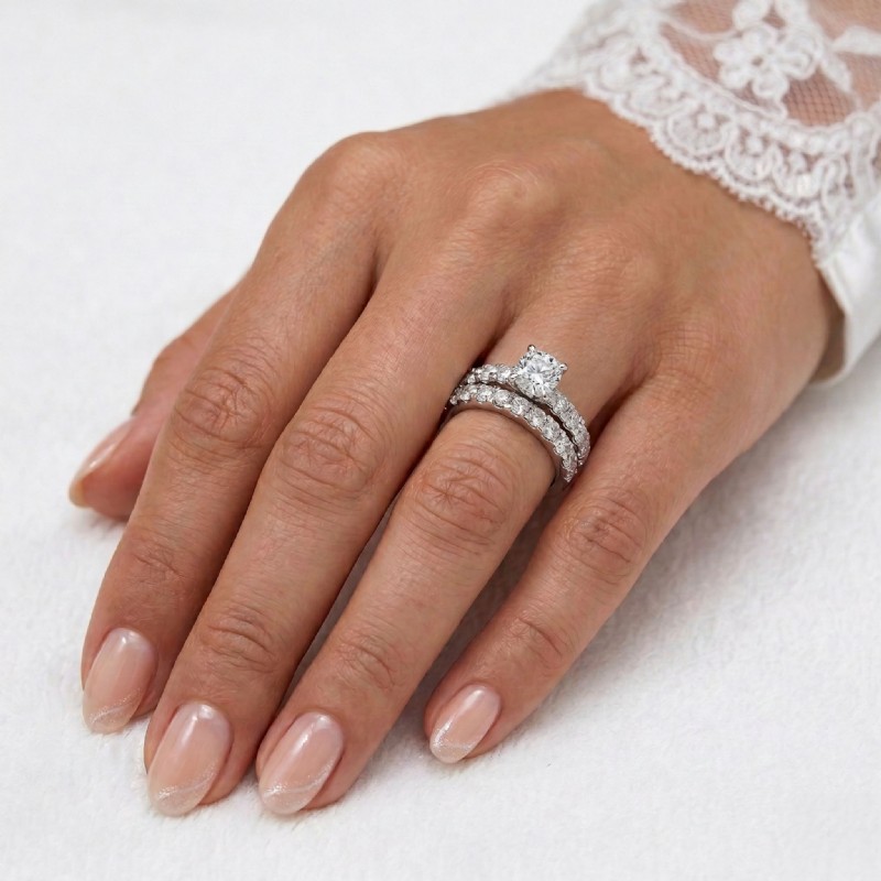  diamond Ring Platinum 950