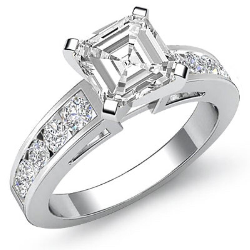  diamond Ring 14k Gold White